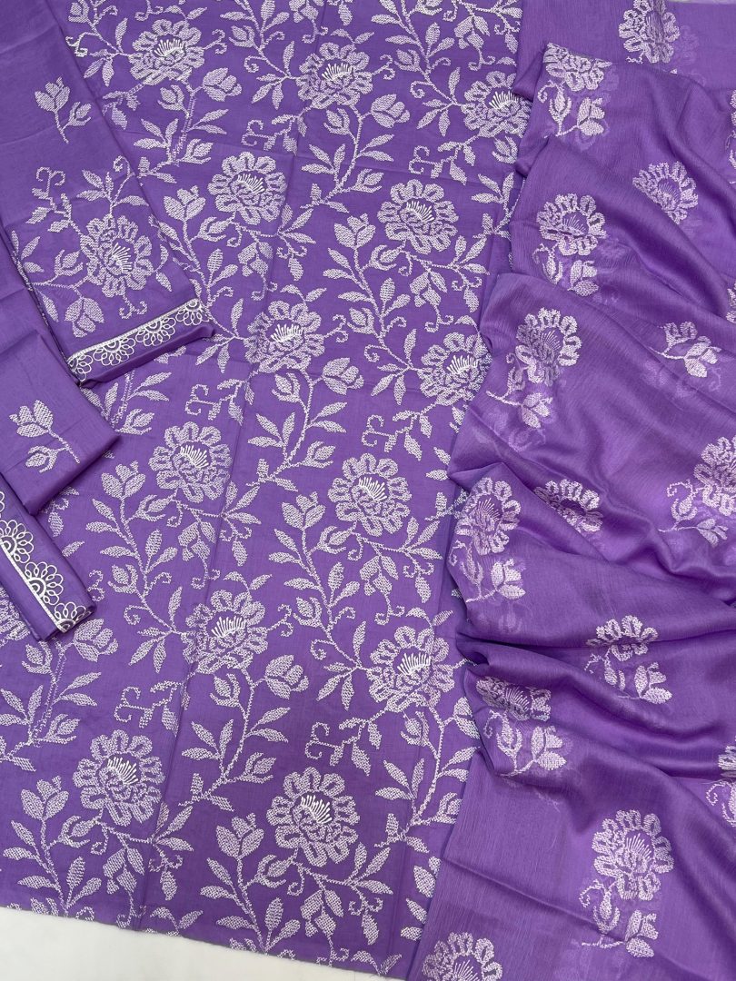 Breeze 3 PCs Lawn Premium Quality Embroidered by Simmyg.com - Image 2